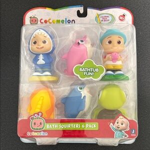 CoComelon Bath Squirters 6 Pack - Multicolor